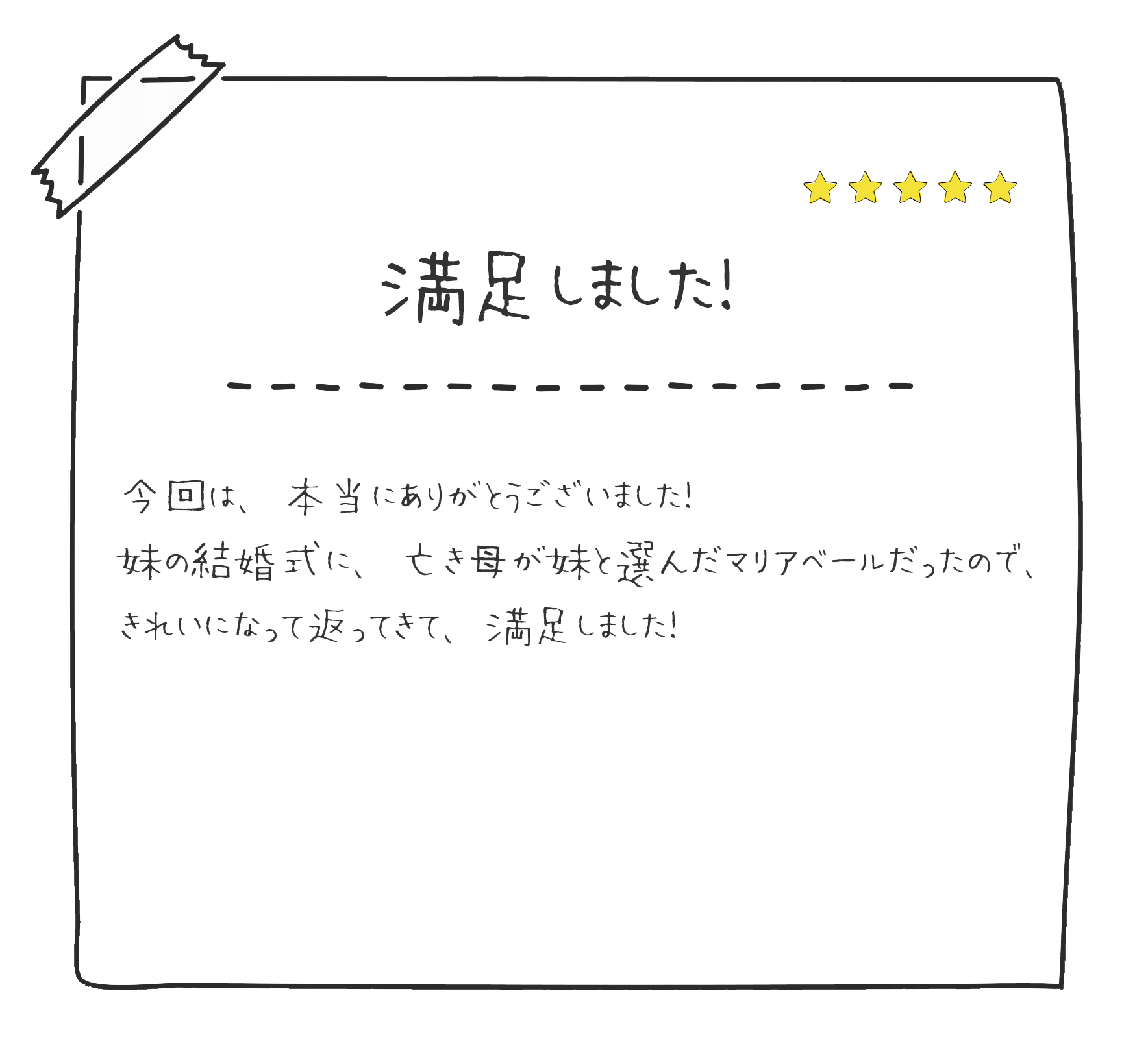 お客様の声