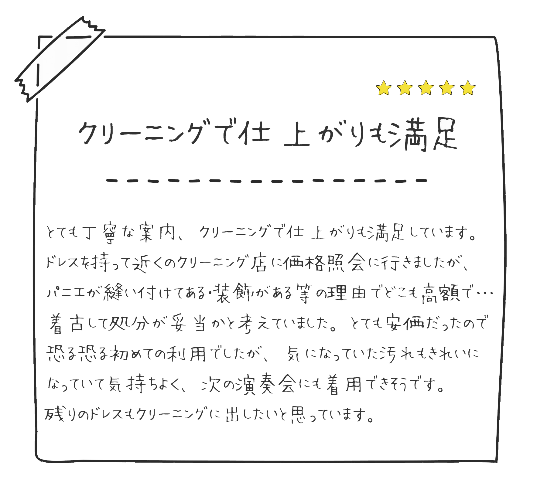 お客様の声