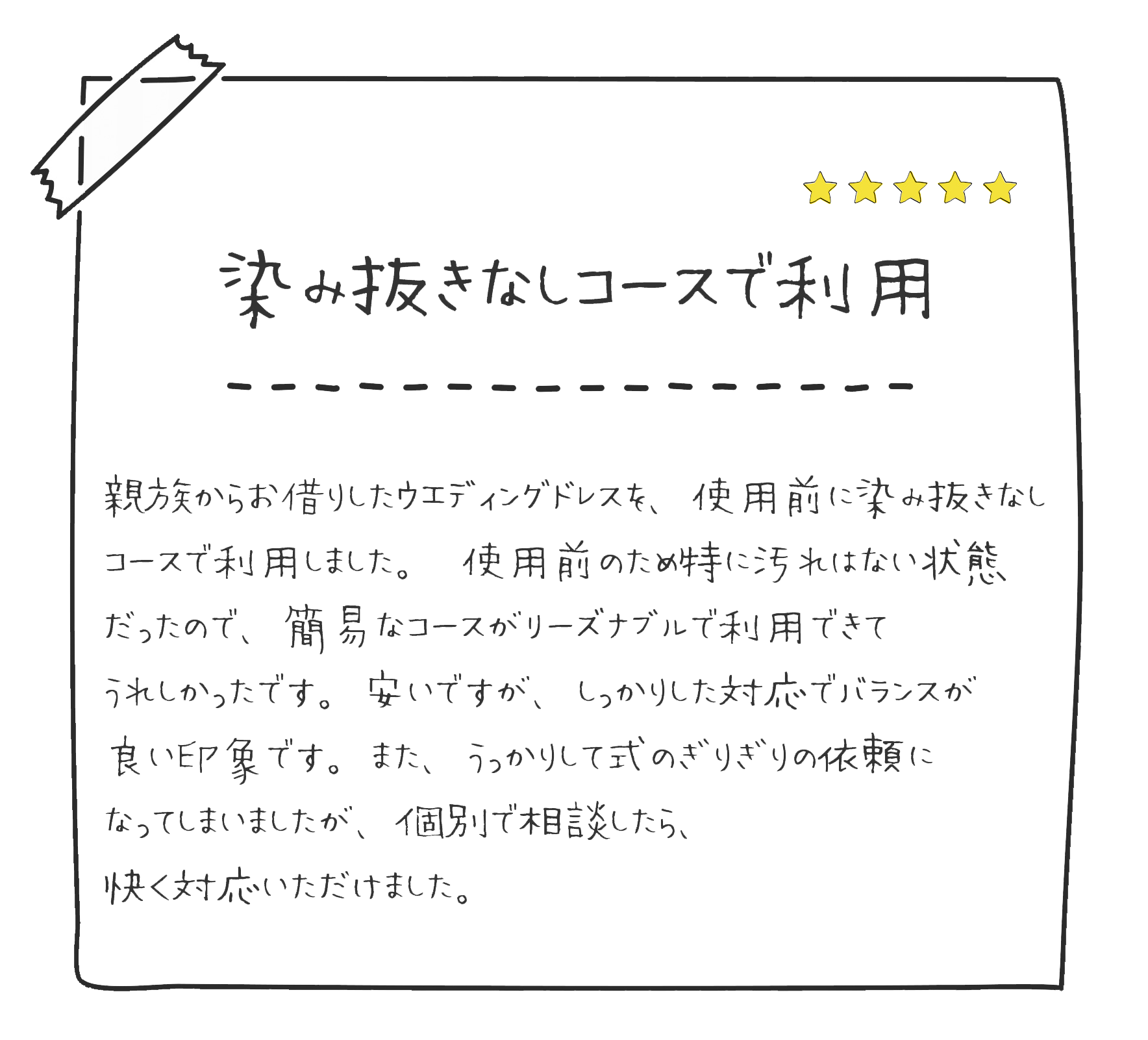 お客様の声