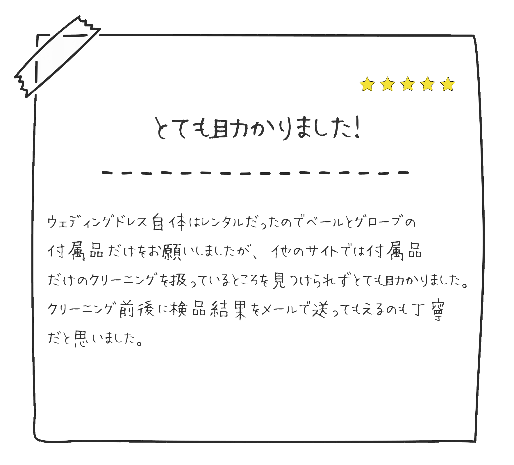 お客様の声
