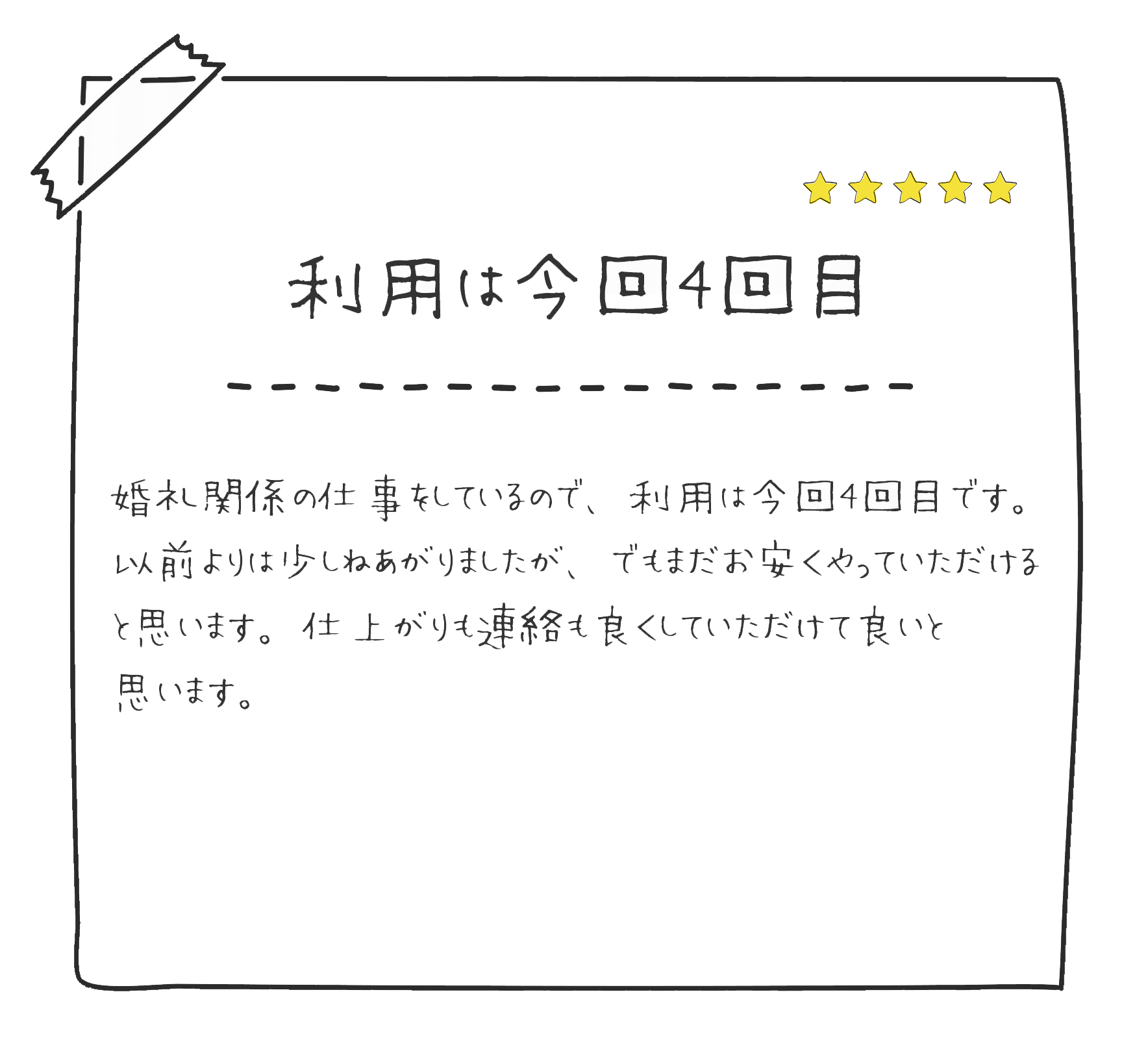 お客様の声